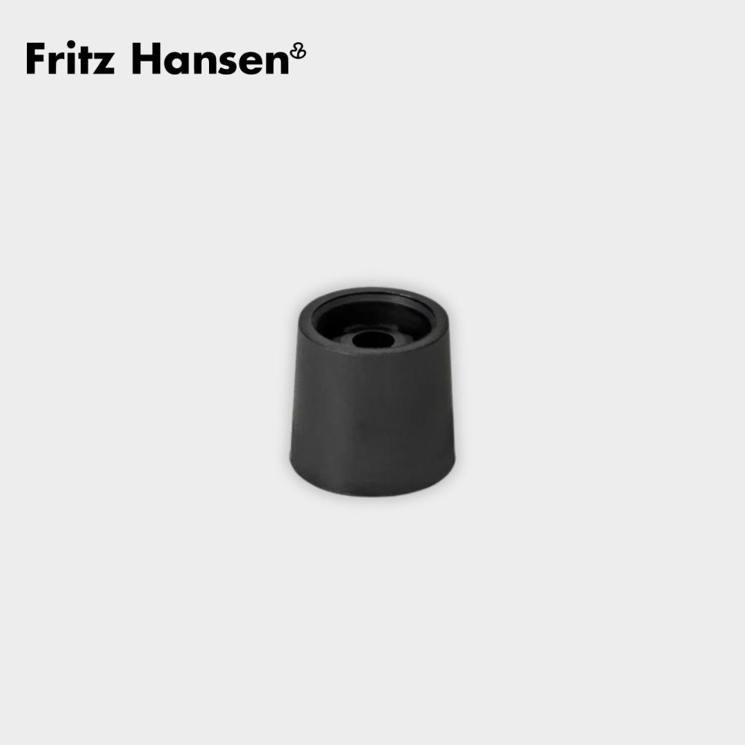 Fritz Hansen - Ben dup utan. filt för myran, serie 7, Grand Prix och liljan, svart